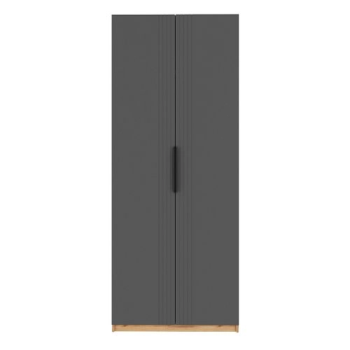 Шкаф распашной Астрис-1 Графит - фото 3