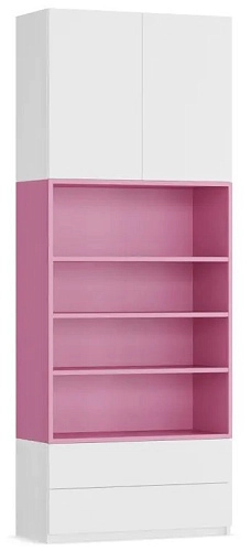 Стеллаж Олли-3 с дверцей Лаванда - фото 2