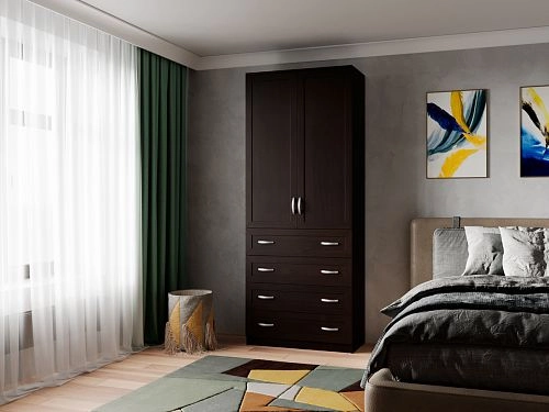 Шкаф распашной Стелла-14 - фото 1