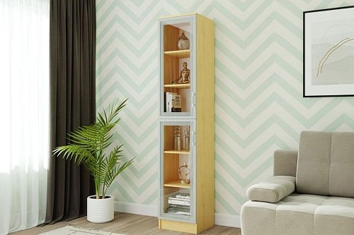 Книжный шкаф Альма-2 Клён - фото 1