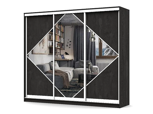 Шкаф-купе Геометрия-11 - фото 1