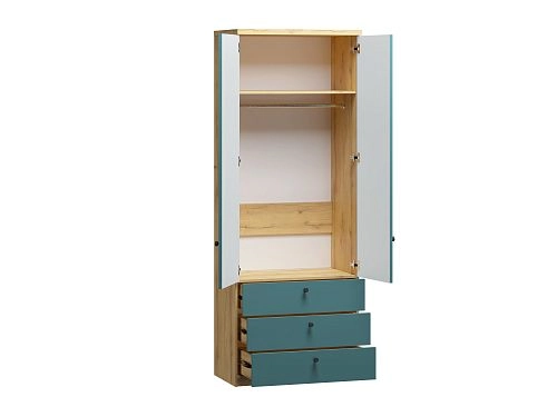 Шкаф распашной София РАХ-18 МДФ Аквамарин - фото 4