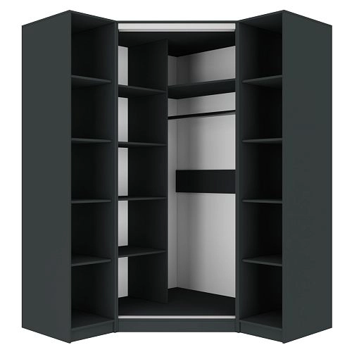 Шкаф угловой Ромео-5 Антрацит - фото 2