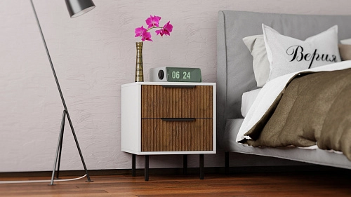 Тумба прикроватная Верия Белый - фото 1