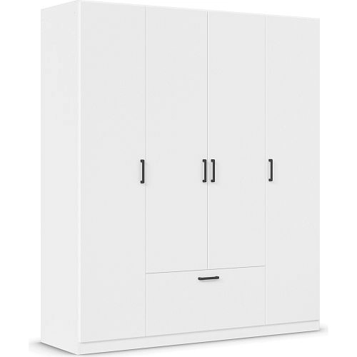 Шкаф распашной Бари-1 Белый - фото 2