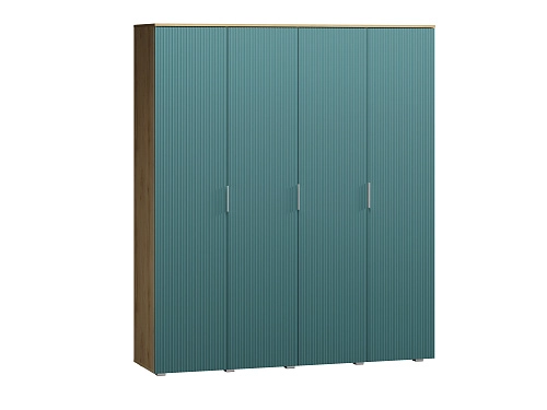 Шкаф распашной Салерно 4 Аквамарин - фото 2