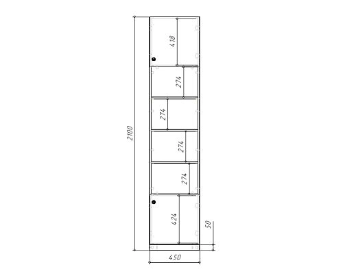 Стенка детская Стрекоза Mini-1 Белый - фото 10