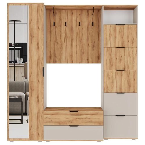 Прихожая Санти 3 Кашемир - фото 4