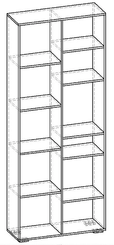 Стеллаж Норд-8.02 - фото 2
