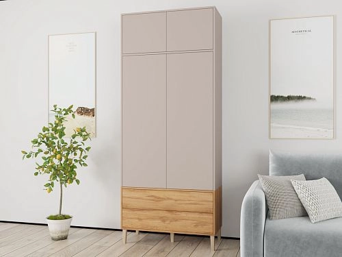 Шкаф распашной Скарлет-11 Дуб Золотистый - фото 1