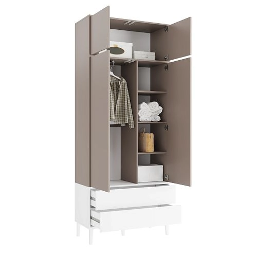 Шкаф распашной Скарлет-11 Белый - фото 2