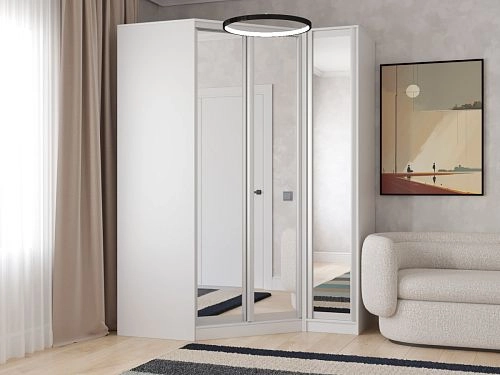 Шкаф угловой Ромео-2 Белый - фото 1