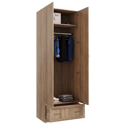 Шкаф распашной Карлос-031 Дуб Сонома - фото 4