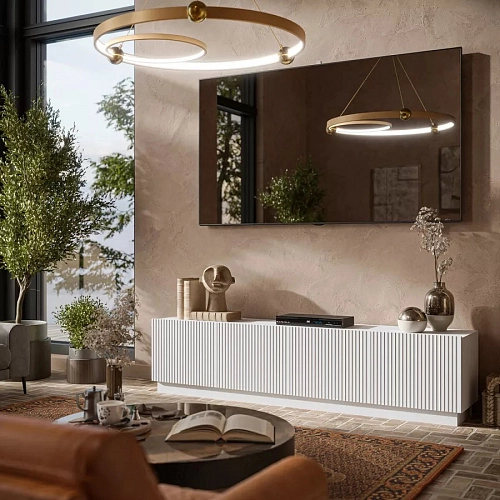 ТВ тумба Терни-4 Белый - фото 1