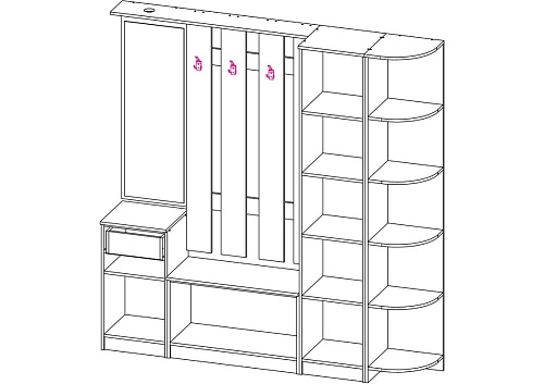 Прихожая Машенька-1 - фото 2