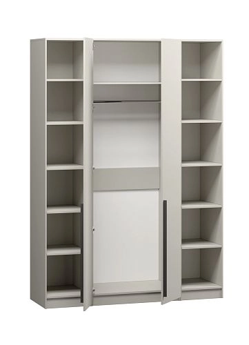 Шкаф распашной Хейсон-24 Кашемир Черный - фото 4