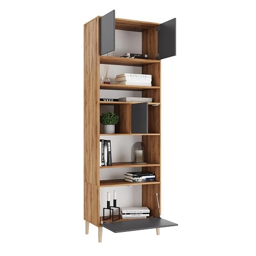 Стеллаж Скарлет-7 Графит - фото 2