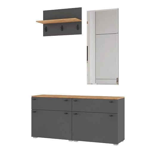 Прихожая Квели 13 Графит - фото 2