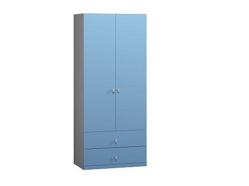 Шкаф распашной Банни-2.2 Пастельно-Синий - фото 2
